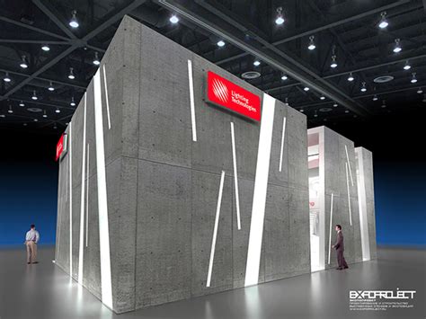 Exhibition stand Lighting Technologies on Behance