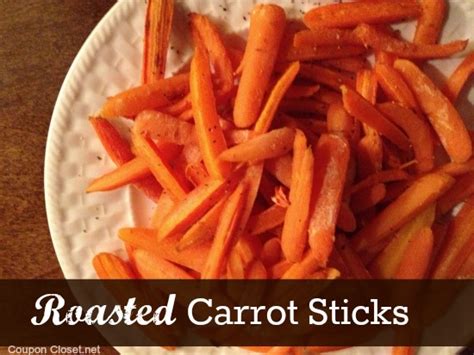 Roasted Carrot Sticks Recipe - Coupon Closet