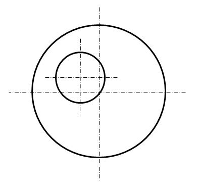 Concentric/Eccentric Circles - Technical Graphics