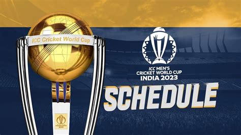 It's official! ICC to UNVEIL World Cup 2023 Schedule on June 27 in Mumbai