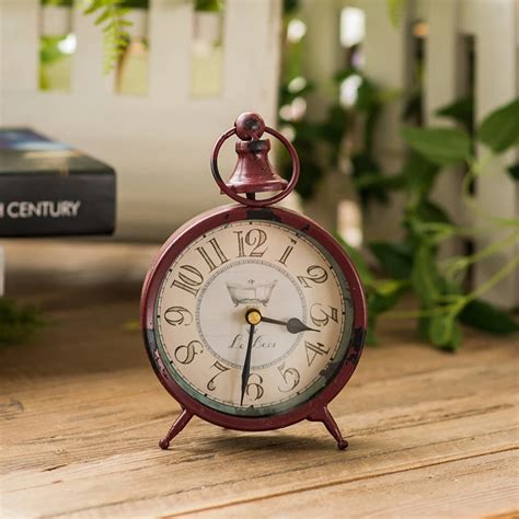 Antique Style Creative Home Desk Clock Retro Bedroom Home Decoration ...