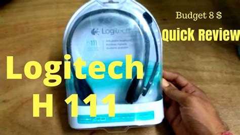 Logitech H111 Unboxing and Quick Review - YouTube