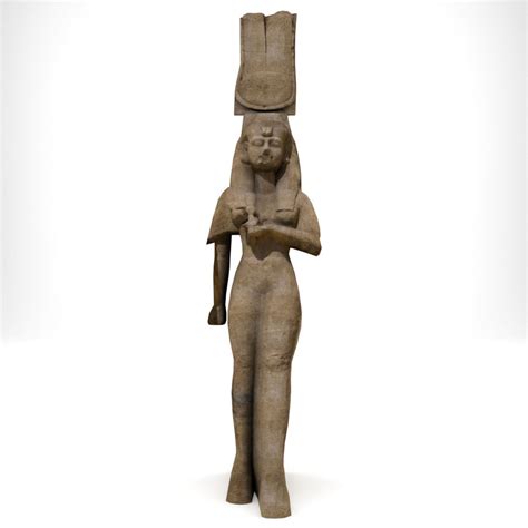 Nefertari Statue 3D Model $19 - .blend .max .unknown .fbx .3ds .obj ...