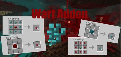 Wart Addon: Nether Wart Recipe and New Type of Wart! | Minecraft PE ...