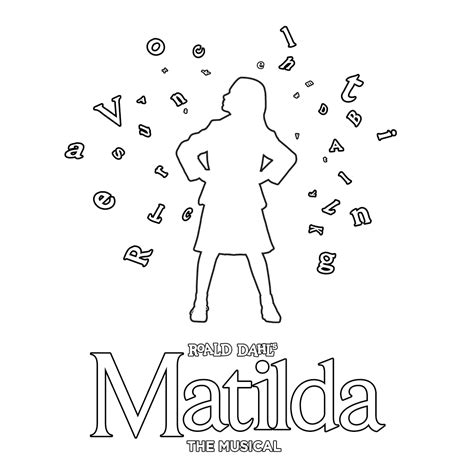 Matilda The Musical Colouring Sheets | Matilda The Musical London