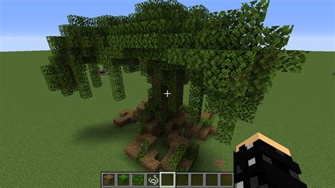 My first attempt on making a giant custom tree : Minecraft