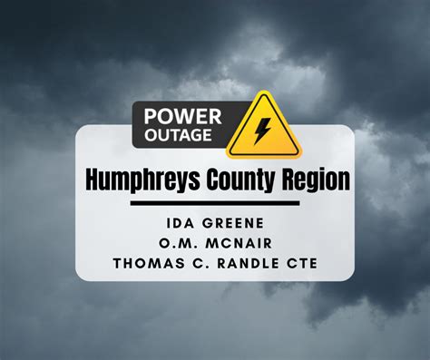 Power Outage Notice - August 8, 2023 | Thomas C. Randle CTE Center