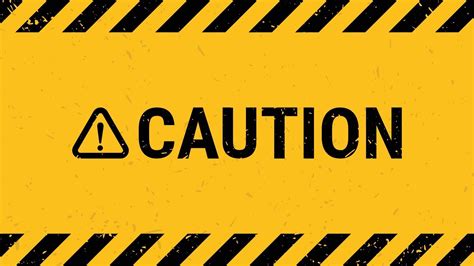 Caution sign with black yellow striped banner wall. Vector illustration 2006698 Vector Art at ...