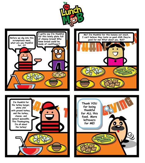 Thanksgiving Comic Strip - The Lunch MOB