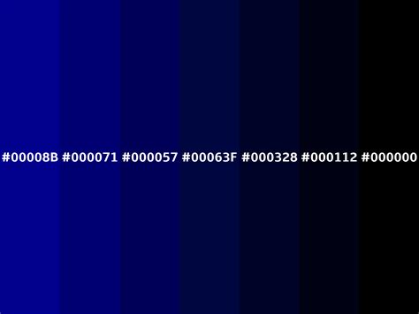 Darkblue color (Hex 00008B)