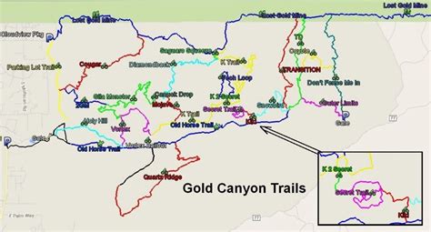 Gold Canyon Trail Map | Mountain Bike Reviews Forum