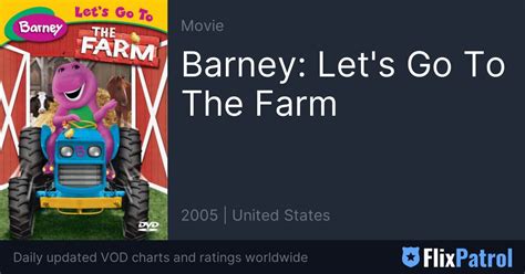 Barney: Let's Go To The Farm • FlixPatrol