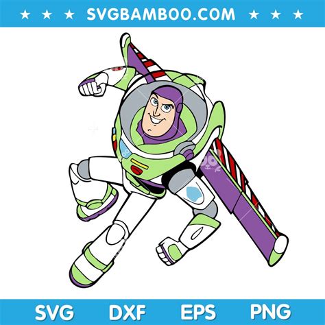 Buzz Lightyear Flying SVG, Buzz Toy Story SVG, Disney