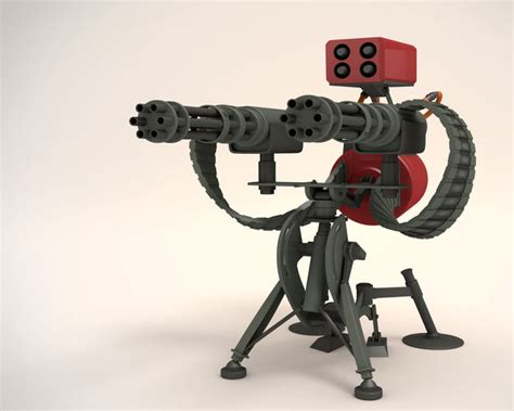 3D TF2 Sentry gun | CGTrader