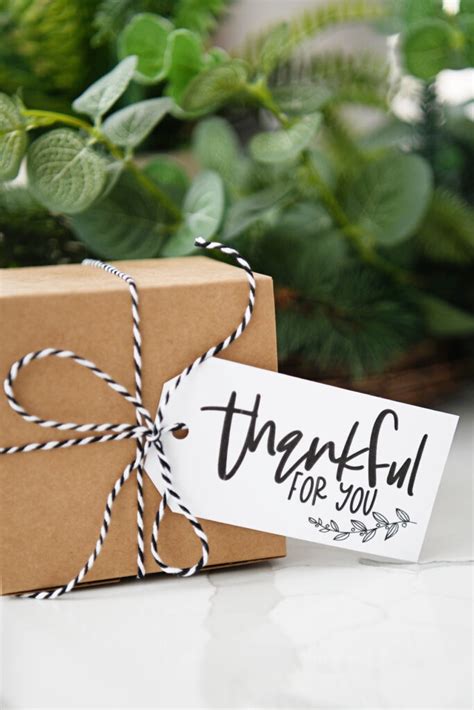 Thanksgiving Gift Tags Free Printables — Pink Peppermint Design