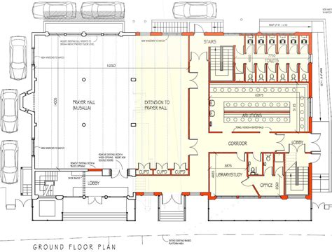 mosque plan | Bungalow style house plans, How to plan, Craftsman style house plans