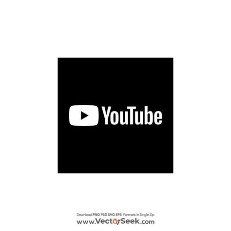 White Youtube Logo Vector - (.Ai .PNG .SVG .EPS Free Download)