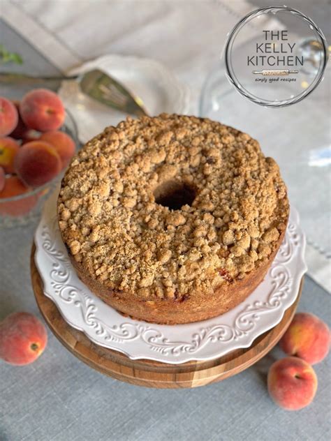 Peach Streusel Cake - The Kelly Kitchen