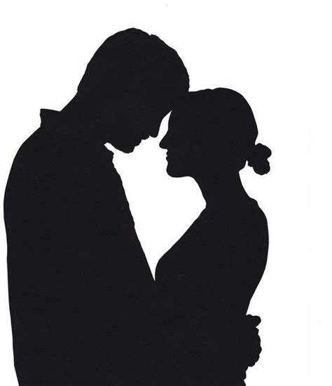 Pin by Nicole Boggs on ♡ Painting/wall art inspiration | Couple silhouette, Silhouette portrait ...