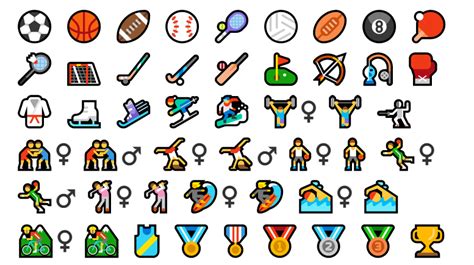 Sports Emoji : 🏅 Sports Medal Emoji / These emojis are available for ...