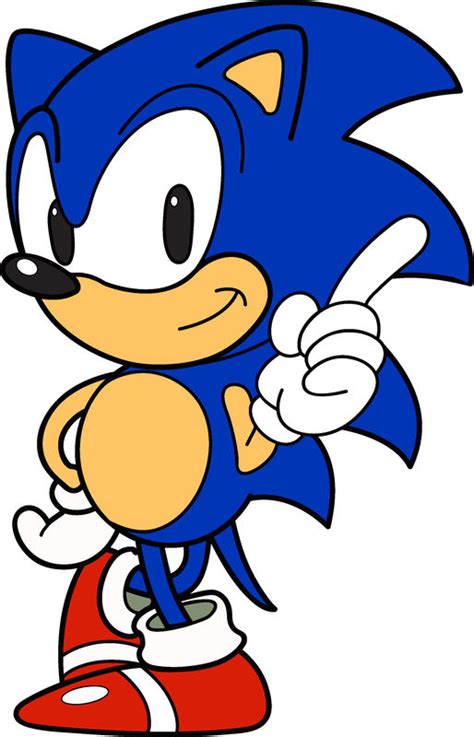 Classic Sonic (2nd Vector Ever) by Kingzevon on DeviantArt