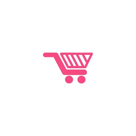 Minimalistic Icon Shopping Cart Vector Illustration Stock Vector by ...