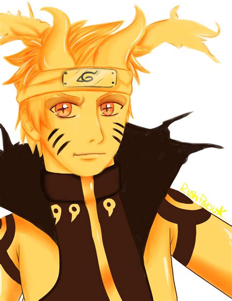 uzumaki Naruto Kyuubi+sage mode by Rushi-Paesu on DeviantArt