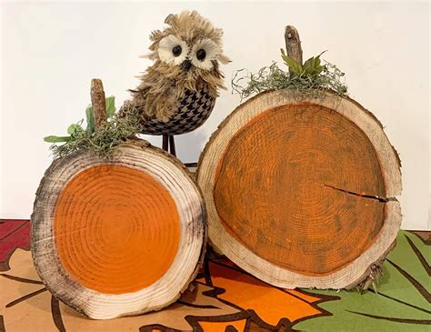 Painted Wooden Pumpkins - Easy Fall Decor To Make! - Thrifty NW Mom