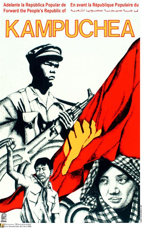 Political OSPAAAL poster.KAMPUCHEA Revolution.Cold War Pol Pot Khmer Rouge.as35 | eBay