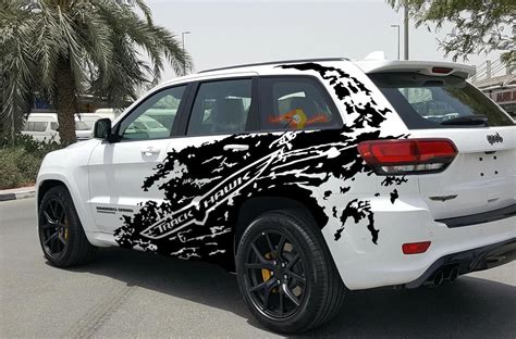 Auto Parts & Accessories For Jeep Grand Cherokee Trackhawk SRT Decals ...