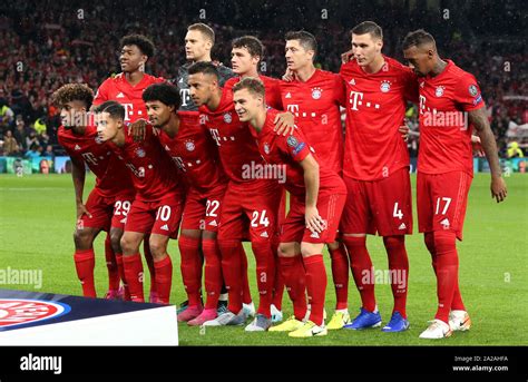 A Bayern Munich team group photo during the UEFA Champions League match ...