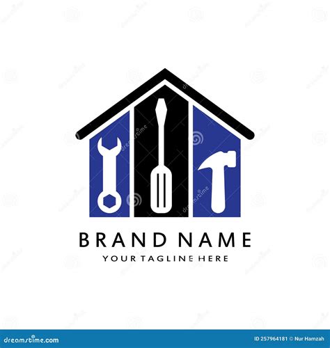 Vector Logo Design Illustration Construction, Home Improvement and ...