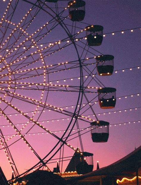 Ferris wheel , scenery , happiness , pink , purple , dream , heart ...