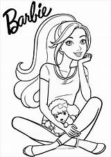 Coloring Pages For Barbie Unleash Your Creativity With The Iconic  sketch template