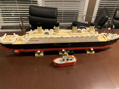 I added rigging and masts to my titanic MOC : r/lego