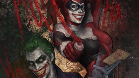 Joker And Harley Quinn Art 4k Wallpaper,HD Superheroes Wallpapers,4k ...