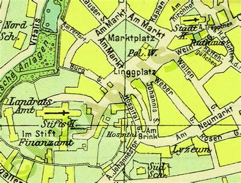 Pharus – Pharus Historischer Stadtplan Bad Hersfeld 1925