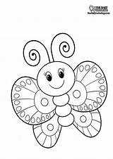 Butterfly Coloring Pages  The Daily sketch template