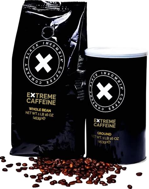 Black Insomnia Extreme Caffeine Coffee - The Strongest in the World ...