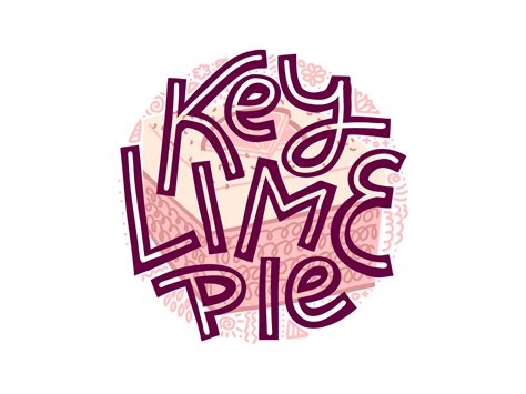 Key lime pie by Natalia Mikhaleva on Dribbble