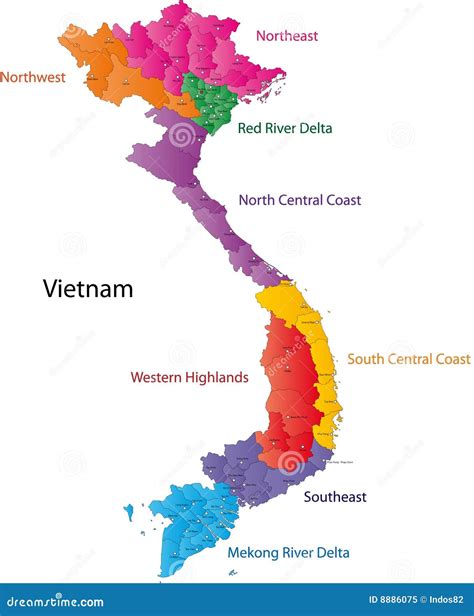 Map Of Vietnam Cartoon Vector | CartoonDealer.com #8886075