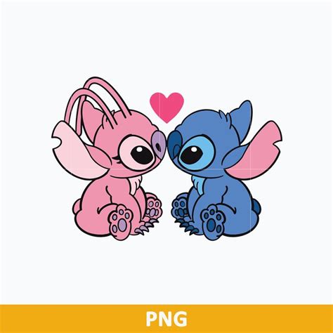 Stitch Angel Kiss Png, Valentine Stitch Png, Disney Valentin - Inspire Uplift in 2023 | Disney ...