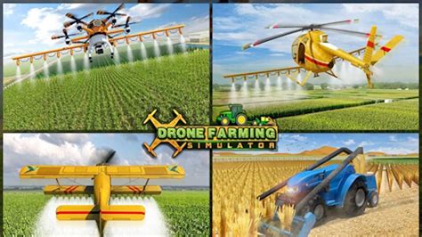 Futuristic Farming Simulator 2019 | Flying Drone Airplane Flight Simulator: Virtual Farming ...