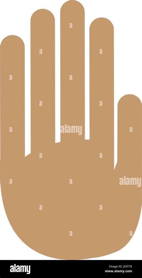 hand palm human symbol design Stock Vector Image & Art - Alamy