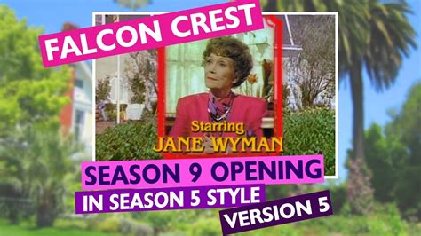 FALCON CREST Season 9 in Season 5 style / Version 5 - YouTube