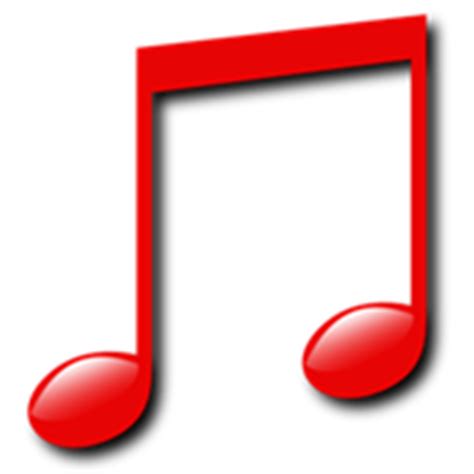 Red Musical Note - ClipArt Best