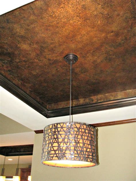 Bronze Metallic Ceiling Paint | Shelly Lighting