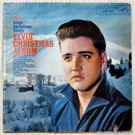 Elvis Presley ‎– Elvis' Christmas Album (1959) Vinyl, LP, Album, Mono – Voluptuous Vinyl Records