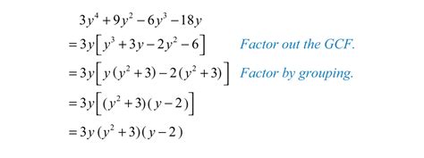 Factoring Examples With Answers