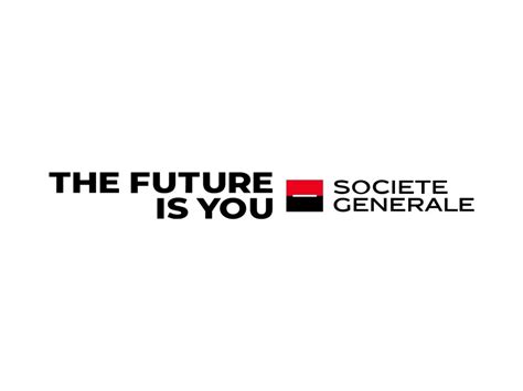 Societe Generale with Slogan Logo PNG vector in SVG, PDF, AI, CDR format